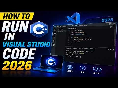 How to run C++ in Visual Studio code 2026 || Install c in vscode 2026 || Freetech