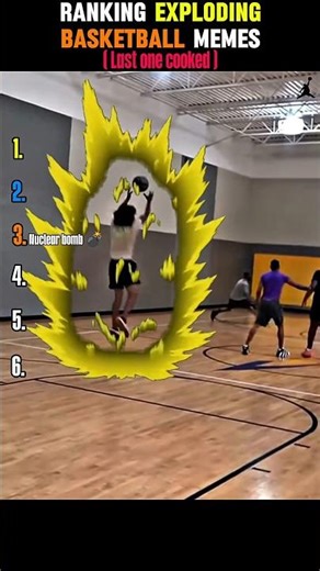 Ranking Exploding Basketball 🏀🤯 #basketball #shorts