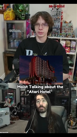 Toxna on Instagram: "The Atari Hotel Is Dead On Arrival #moistcritikal #atari #reaction #shorts #twitch #twitchstream #livestreamfails #memes #twink"