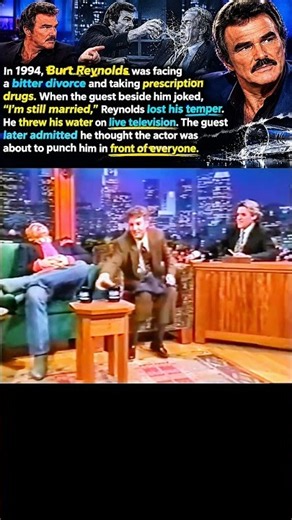 Burt Reynolds SNAPPED on Live TV 😳
