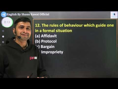 English Vocabulary for Competitive Exams | Boost Your English with 11-Minute Show by Shanu Sir #13
