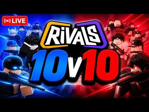 🔴LIVE ROBLOX RIVALS 10v10 CHAOS BATTLES IN PRIVATE SERVER🔥| Road to 7.5K Subscribers🛑