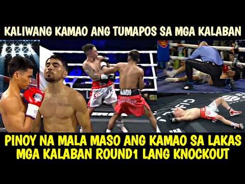 Matindi to! Pinoy Na Mala Maso Ang Kamao Sa Lakas Mga Kalaban Round1 Lang Knockout