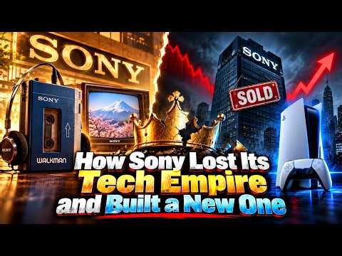 🔥 How Sony Lost Its Tech Empire… Then Built a Bigger One 🎮#sony #business