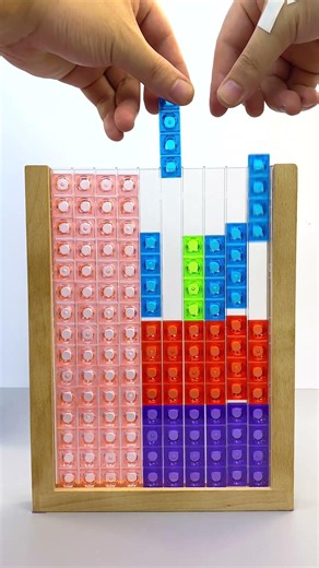 Super Satisfying 3D Tetris #shorts #asmr #asmrsounds #oddlysatisfying #satisfying