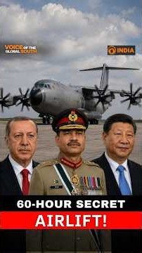 Pakistan’s 60-hour Military Airlift: Turkey & China Deliver Weapons after India’s Operation Sindoor