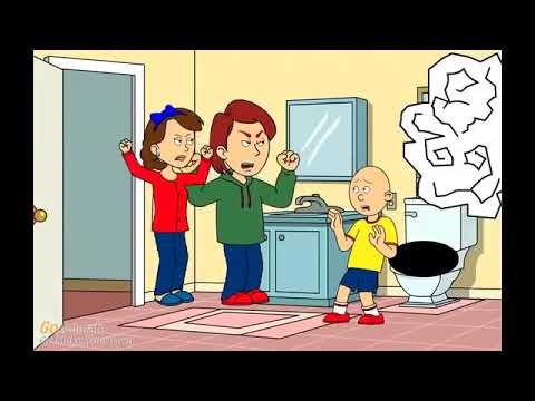 Caillou Blows Up The Toilet and Gets Grounded (2013 Reupload)