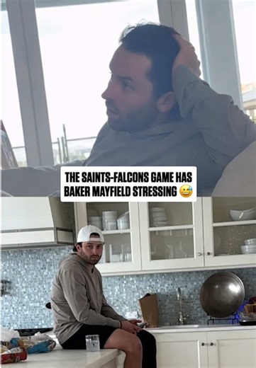 Baker Mayfield's Reaction during Falcons vs Saints Game