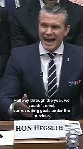 Hegseth: 'Under Joe Biden Americans didn't want to join the military'