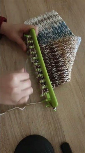 Knitting loom for beginners step by step #knitting #crochet #scarftutorial #scarf