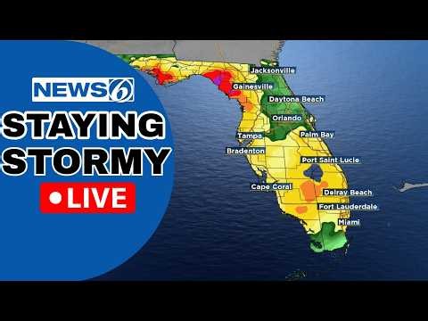 🔴WEATHER LIVE | Weather Stays Unsettled In Florida Through The Weekend