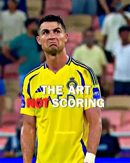 Ronaldo Art of NOT Scoring..🥀