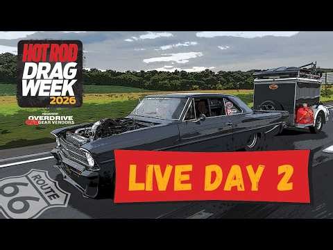 Day 2 - HOT ROD Drag Week 2026 Livestream REPLAY