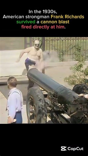 He Took a CANNON Blast… and Survived 😳 #shorts