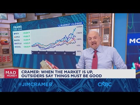 Jim Cramer says he's not bailing on the Mag 7 cohort even after slow start to 2026