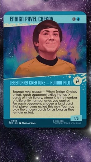 Which #MTGxStarTrek characters do you think embody the philosophies of 💧 in Magic: The Gathering?