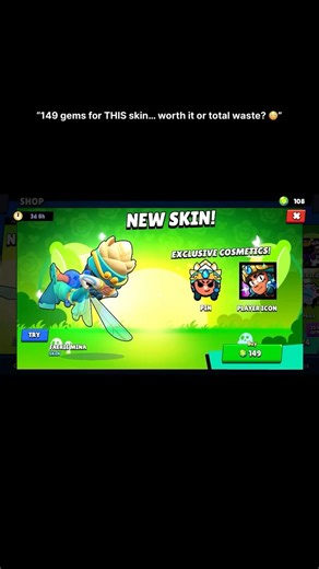 Is This NEW Skin Worth 149 Gems?! 🤔💸 (Brawl Stars Review)