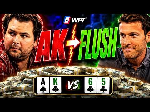 ACE KING Ran Into a FLUSH for 1.8 Million at the WPT Final Table