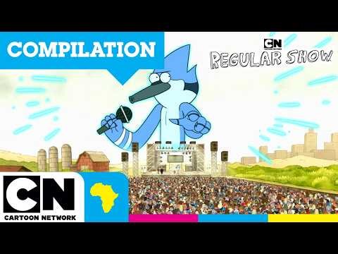Top Songs Compilation with Mordecai and Rigby | Regular Show | Cartoon Network Africa