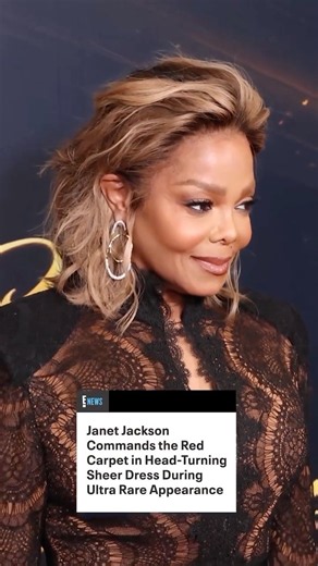 Janet Jackson makes rare red carpet appearance looking elegant
