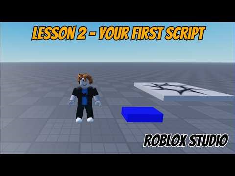 2. Your First Roblox Script