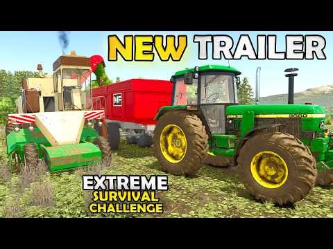 I BOUGHT A NEW BIG TRAILER! WHAT IS IT? - EXTREME Survival Challenge | Episode 47