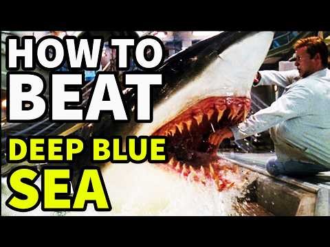 How to Beat the MUTANT SHARKS in "Deep Blue Sea"