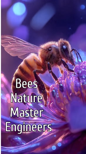 Bees Nature Master Engineers Bees are not just insects — they are living engineers. Inside the hive, every movement follows purpose and precision. Hexagonal cells are built with perfect geometry, wasting nothing. Each bee works not for itself, but for the survival of the whole. Chemical signals guide behavior without sound or command. Nectar slowly transforms into honey through time and enzymes. The hive breathes, adapts, and protects itself as one body. From pollination to architecture, bees sh