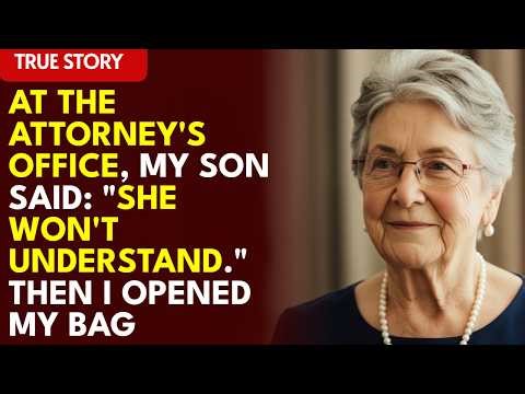 At The Attorney's Office, My Son Said: "She Won't Understand Anyway." Then I Pulled Out My Own Pa...