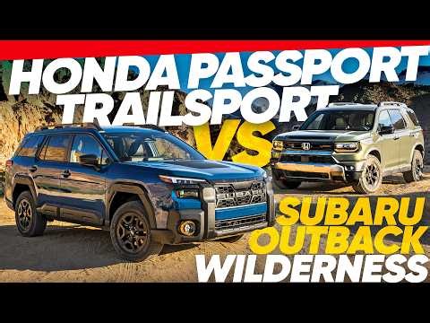 Honda Passport TrailSport vs Subaru Outback Wilderness: Off-Road Comparison
