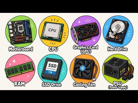 Every Computer Component Explained in 4 Minutes!
