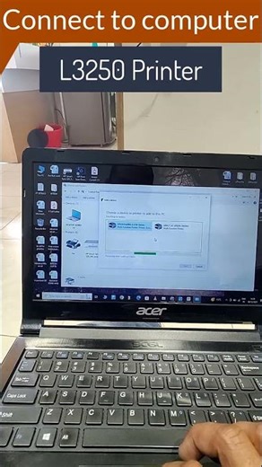 How to Add WiFi Printer in our PC | Epson L3250 Connect to Computer