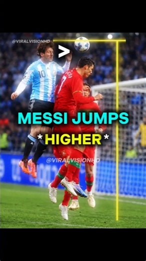 Messi VS Ronaldo Jump 🥶 HE DID IT! 💀