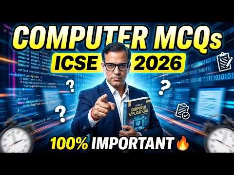 Computer Application MCQs | ICSE Computer Application | ICSE Class 10 | ‪@sirtarunrupani‬