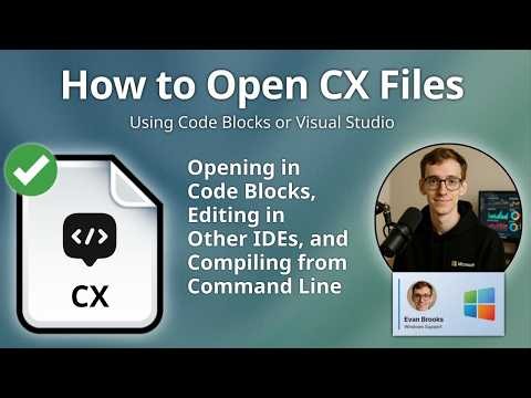 How to Open CX Files (Code Blocks C++ Source)