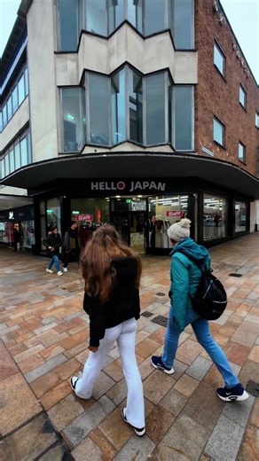 Sheffield city centre The Moor Melody Clothes, Hello Japan, Mini supermarket, Woman's clothes?