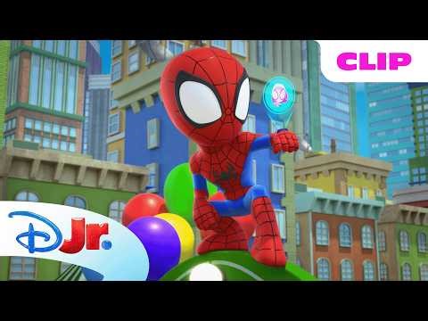 WEB-Quarters Shrinks! 😱🕸️ | Marvel's Spidey and his Amazing Friends | @disneyjr x @MarvelHQ