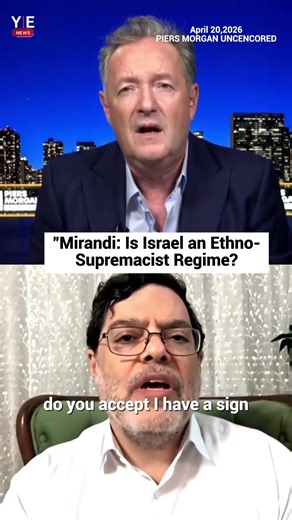 Mirandi Asks Piers If Israel Is Ethno-Supremacist… His Response Says It All