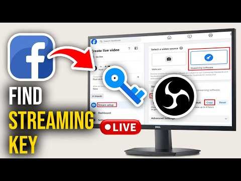 How to CREATE A FACEBOOK Stream Key and GO LIVE on OBS! (EASY METHOD)