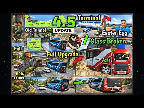 BUS SIMULATOR INDONESIA 4.5 STABLE UPDATE IS HERE! 🚍🔥 Full Changelog, New Features & Gameplay