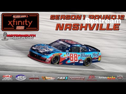 Concrete Chaos at Nashville! | Oak House Racing Xfinity Series | iRacing