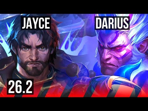 JAYCE vs DARIUS (TOP) | EUW Diamond | 26.2
