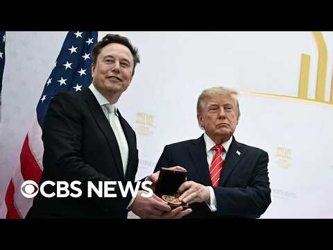 Trump awards medals to Elon Musk, Jensen Huang and other tech execs at summit | full video