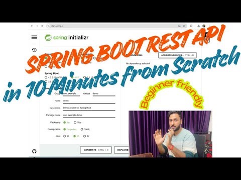 Spring Boot Rest API in 10 minutes | From Scratch| Beginner Friendly