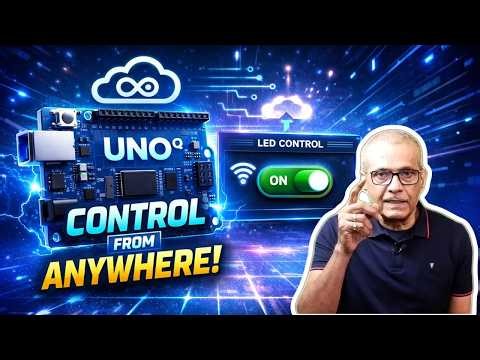 Control Arduino UNO Q LED from Anywhere! | Arduino Cloud Dashboard Remote Switch Demo