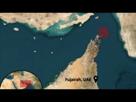 Oil tanker struck by projectiles in the Strait of Hormuz