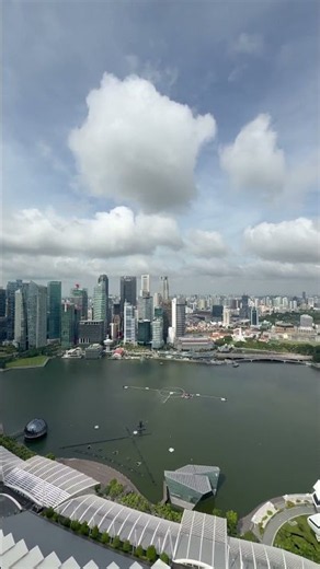 🇸🇬Views from SkyPark, Marina Bay Sands, Singapore #singapore #marinabaysands