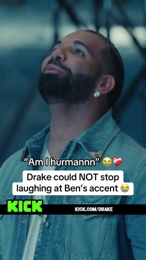 Drake could NOT stop laughing at Ben’s accent 😭 #drake #bendadonnn #fyp
