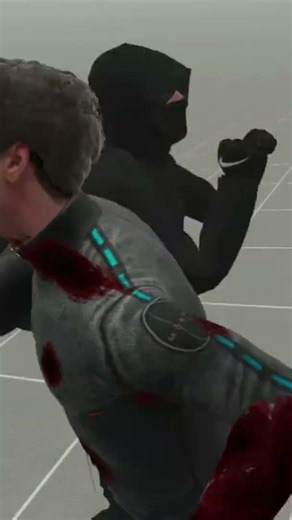 Epic fight scene #bonelab #vr #fighting