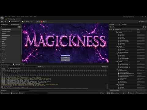 Magickness™ Dev Log #7 — Inventory UI Foundation + AI-Assisted UI Workflow (UE5.4)